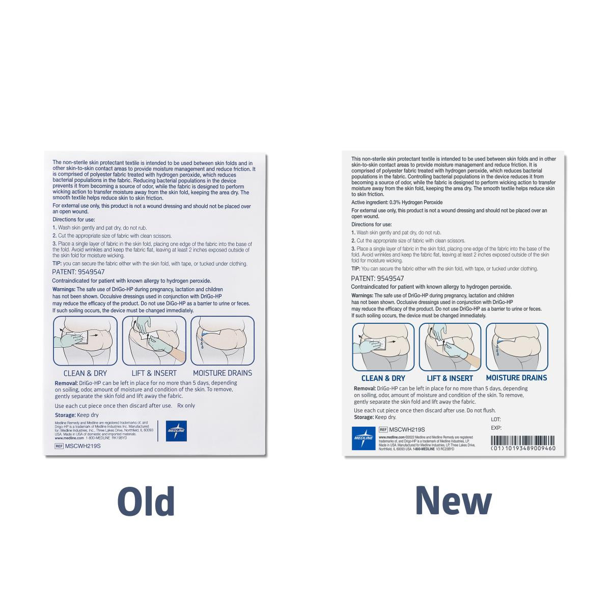 Medline Specialized DriGo-HP Antibacterial Wicking Sheets