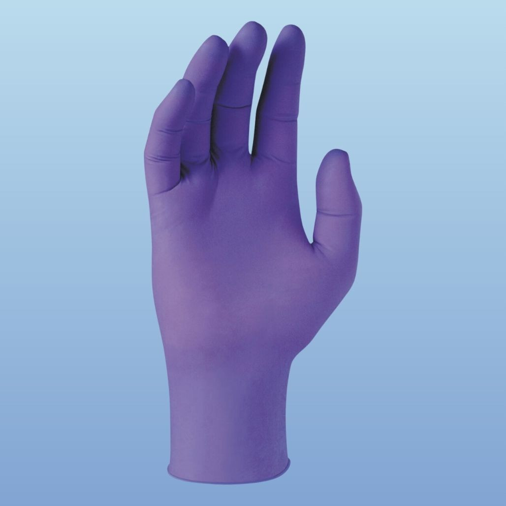 ヒメリン　　904545 Purple Nitrile Exam Gloves by Kimberly Clark - Harmony Lab