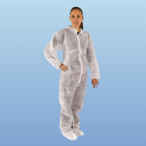 Liberty Glove PolyGard (15125) White Polypropylene Coveralls