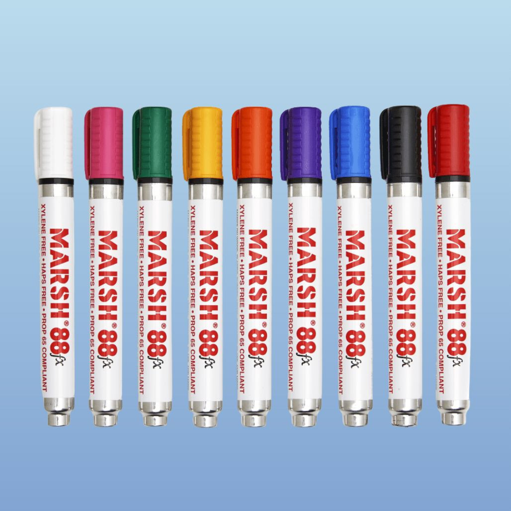 M88FXBKP Marsh 88FX Felt Tip All Surface Markers & More at Harmony