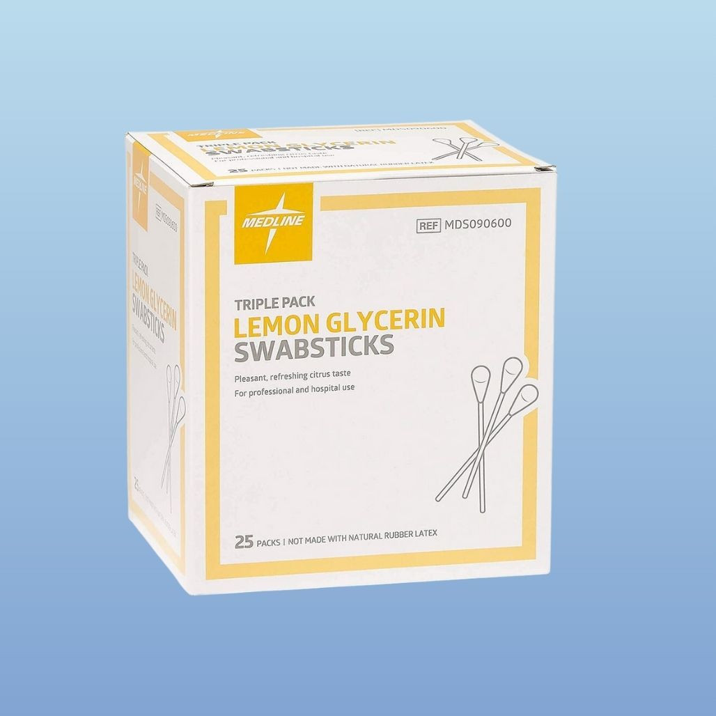 Medline MDS090600 Lemon Glycerin Swabsticks