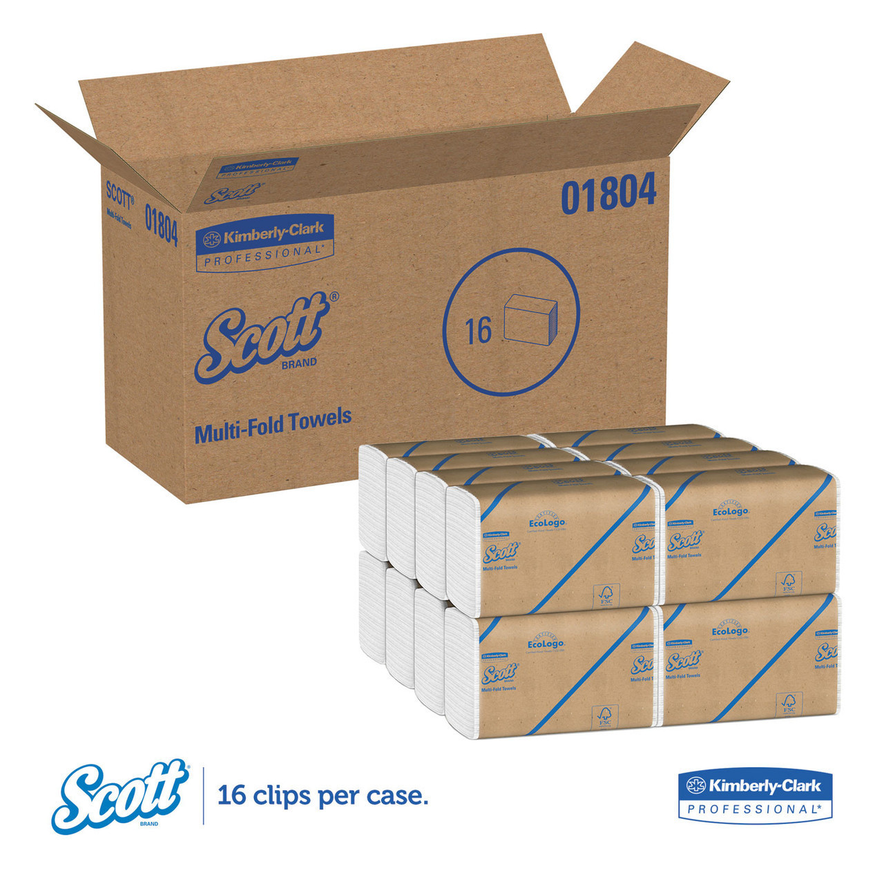Get Scott KCC 01804 Surpass White Multi-Fold Towels for less at