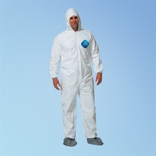 Tyvek TY122S White Coveralls with Hood & Boot Tyvek TY122S White Coveralls with Hood & Boot