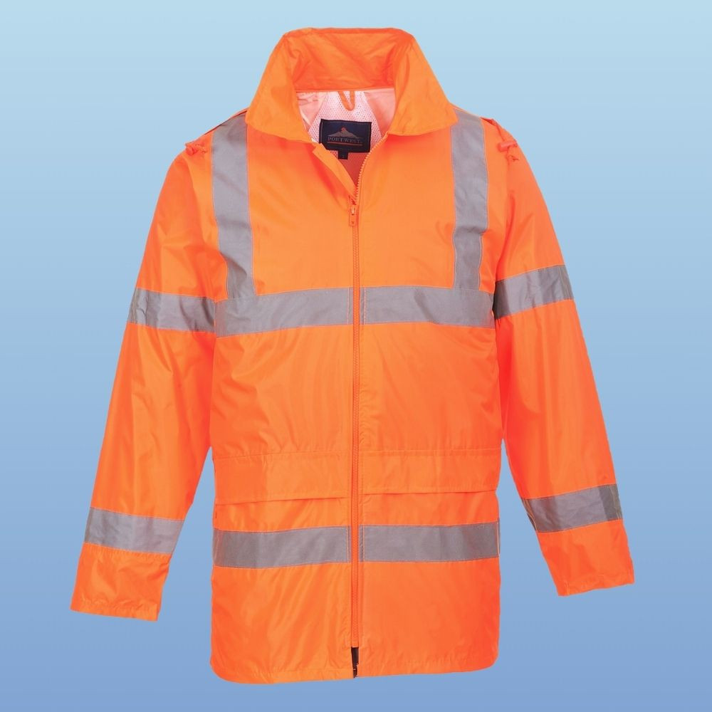 Portwest UH440 Class 3 Hi-Vis Rain Jacket