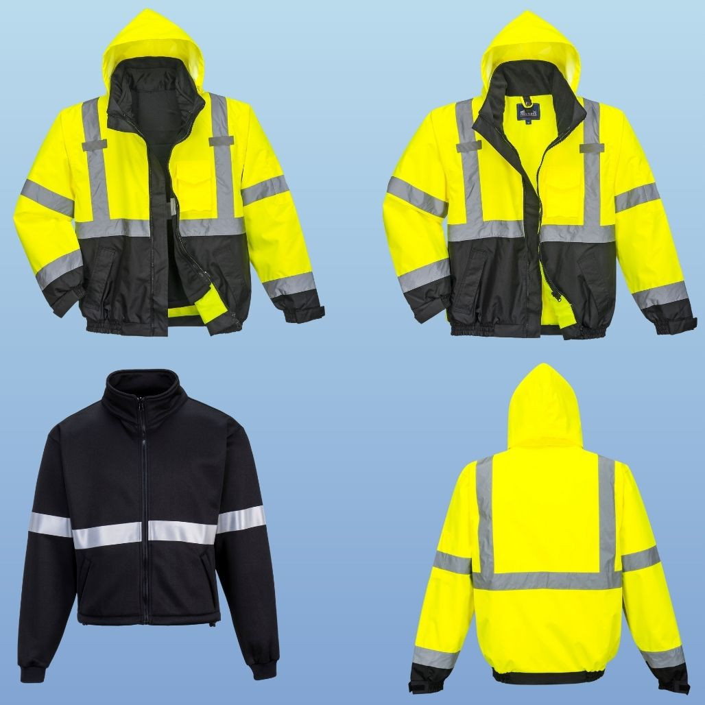 Portwest US365 Class 3 Hi-Vis 3-in-1 Bomber Jacket