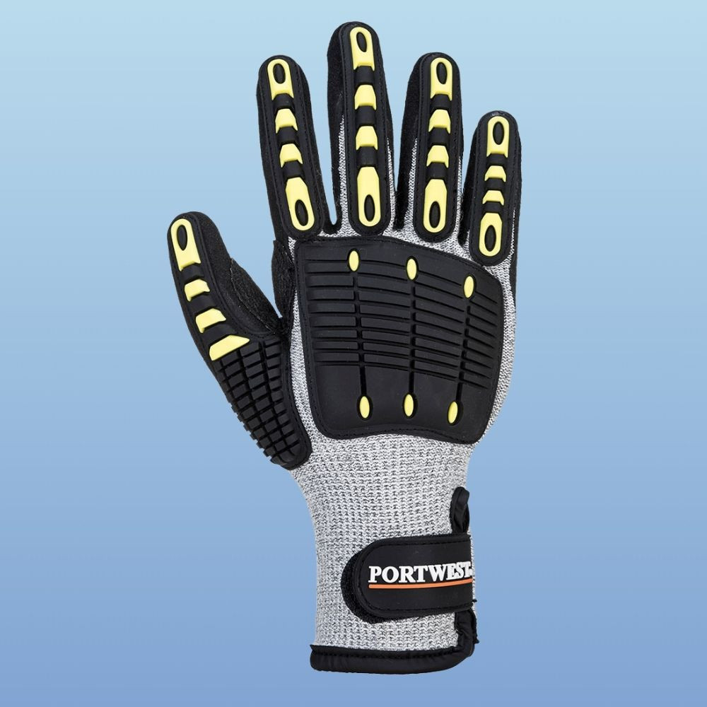 Portwest A729 Thermal Anti Impact Nitrile Coated Glove, Cut Level A4, 1/pr