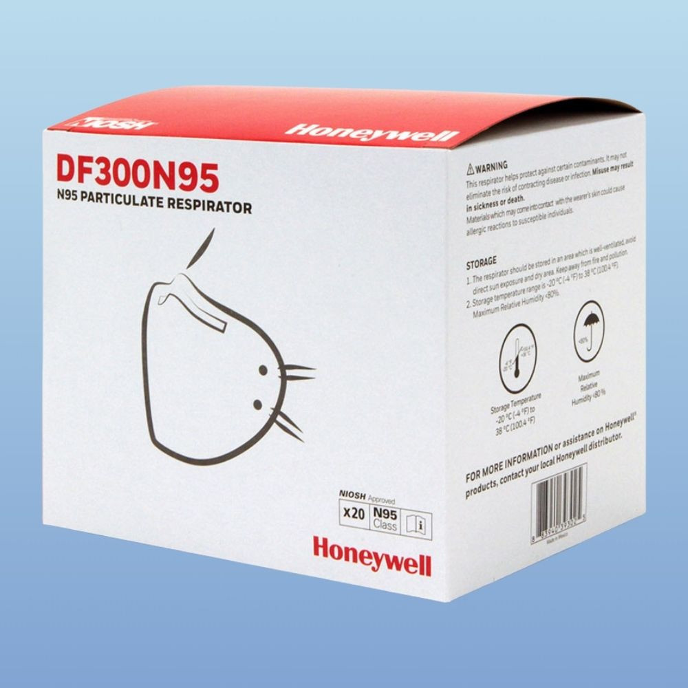 Honeywell DF300 N95 Flatfold Disposable Particulate Respirator
