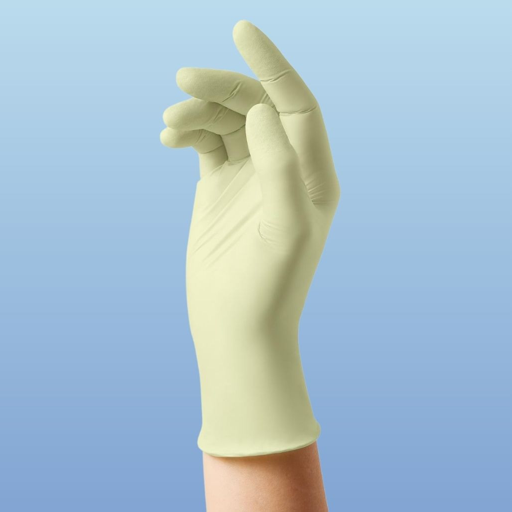 Restore Sense Green Nitrile Exam Gloves with maxOat+