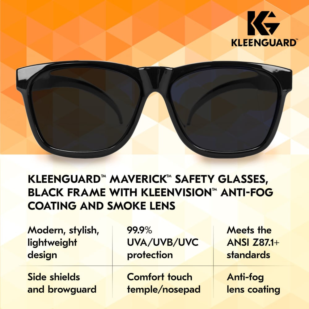 KLEENGUARD Maverick Safety Glasses - Clear Anti-Fog Kenya
