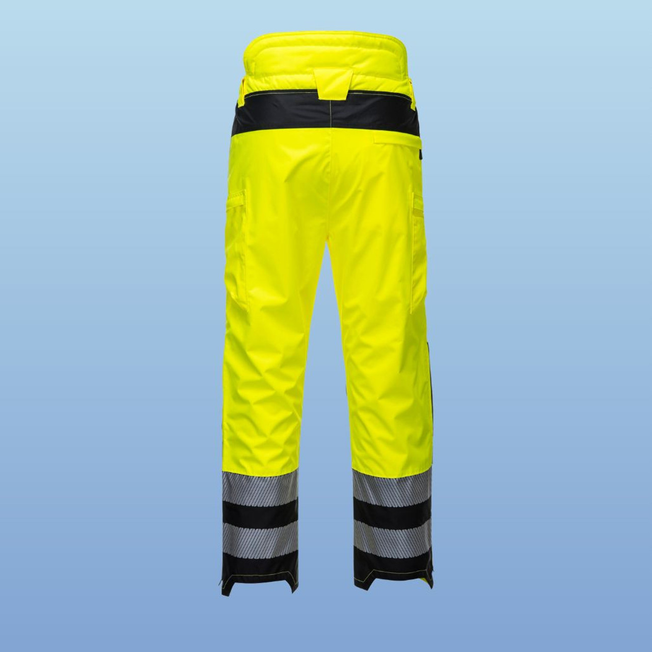 Portwest PW342 PW3 Hi-Vis Extreme Rain Pants, Yellow/Black