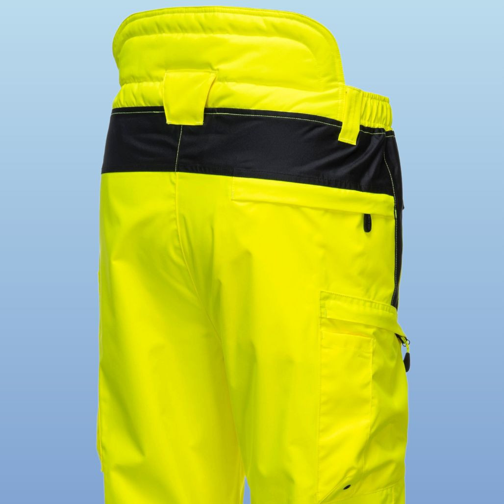 Portwest PW342 PW3 Hi-Vis Extreme Rain Pants, Yellow/Black