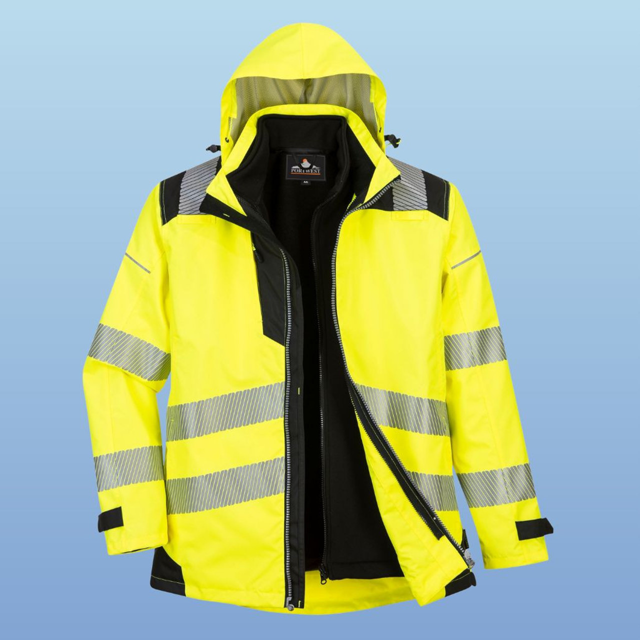 Portwest PW365 PW3 3-in-1 Hi-Vis Safety Jacket