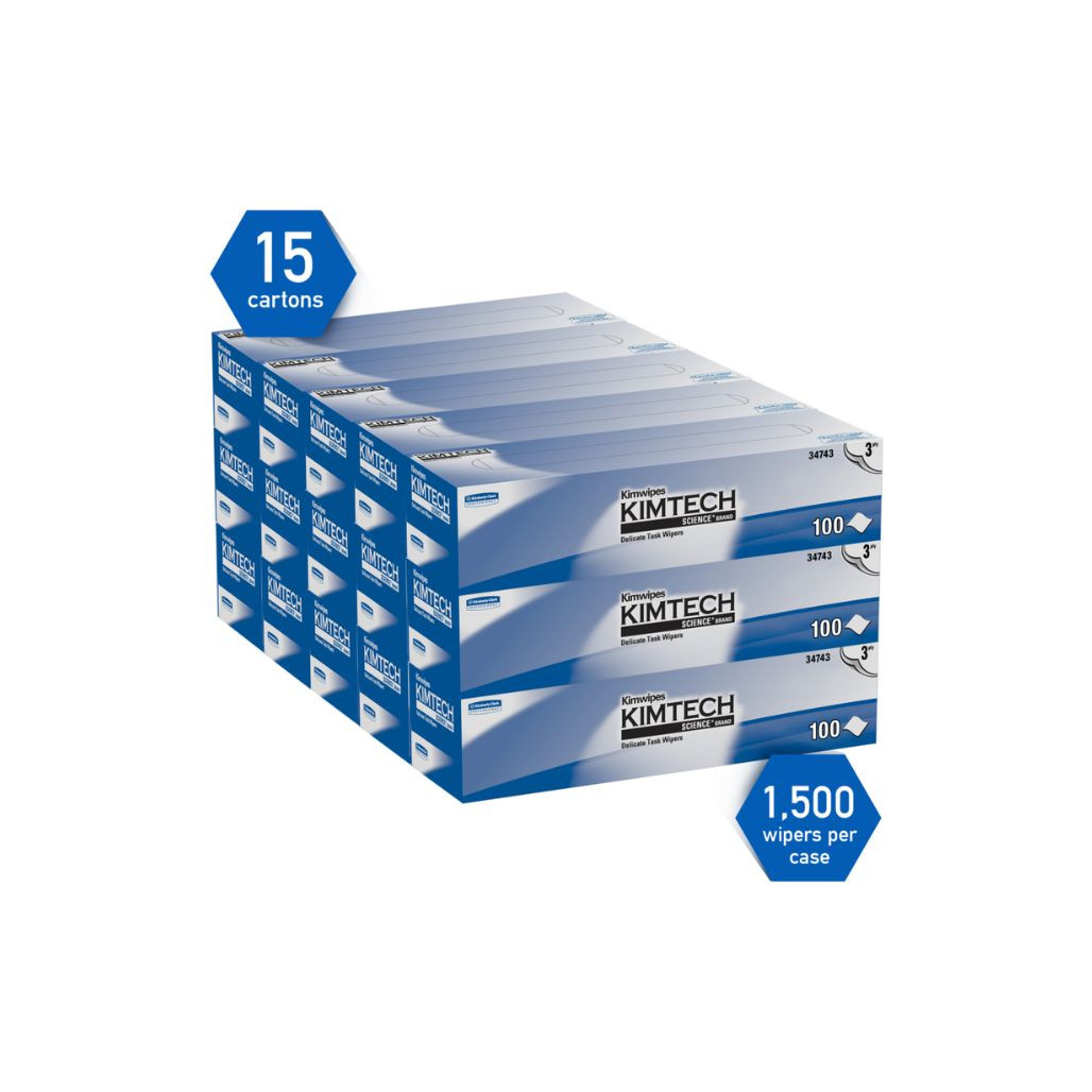 Kimtech 34743 Kimwipes Delicate Task Wipers, 119/box