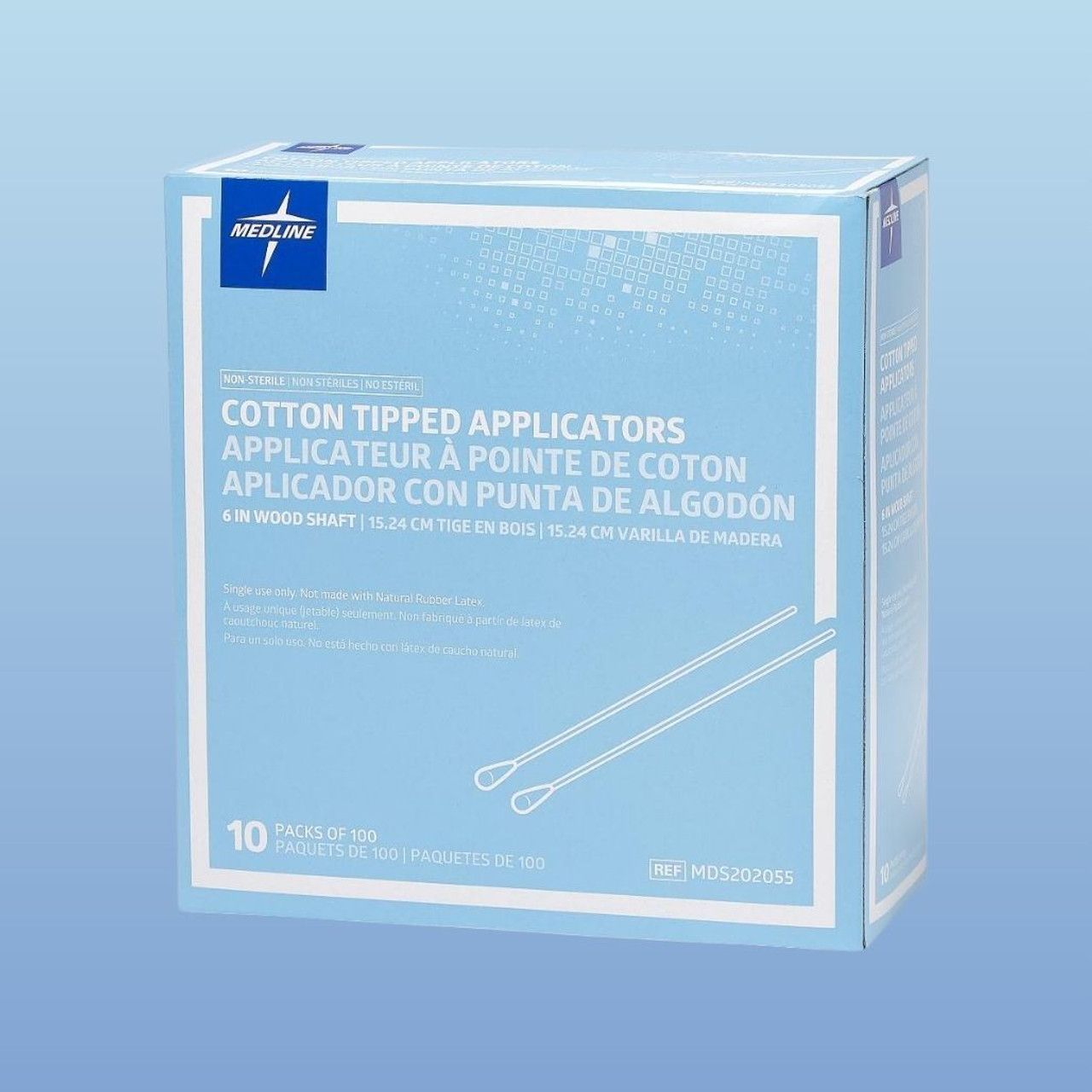 Medline NonSterile Cotton-Tip Applicators