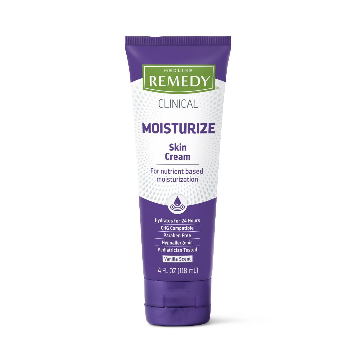 Medline Remedy Clinical Skin Cream, 4 oz. Tube, 12/case