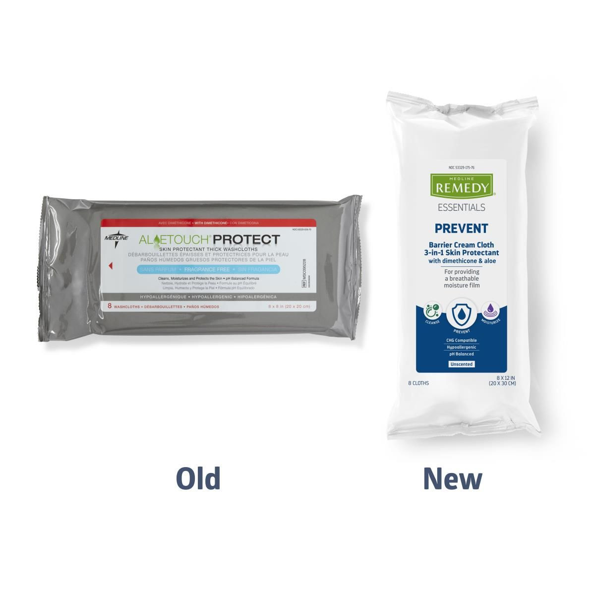 Remedy Essentials 3-in-1 Barrier Cream Cloths with Aloe