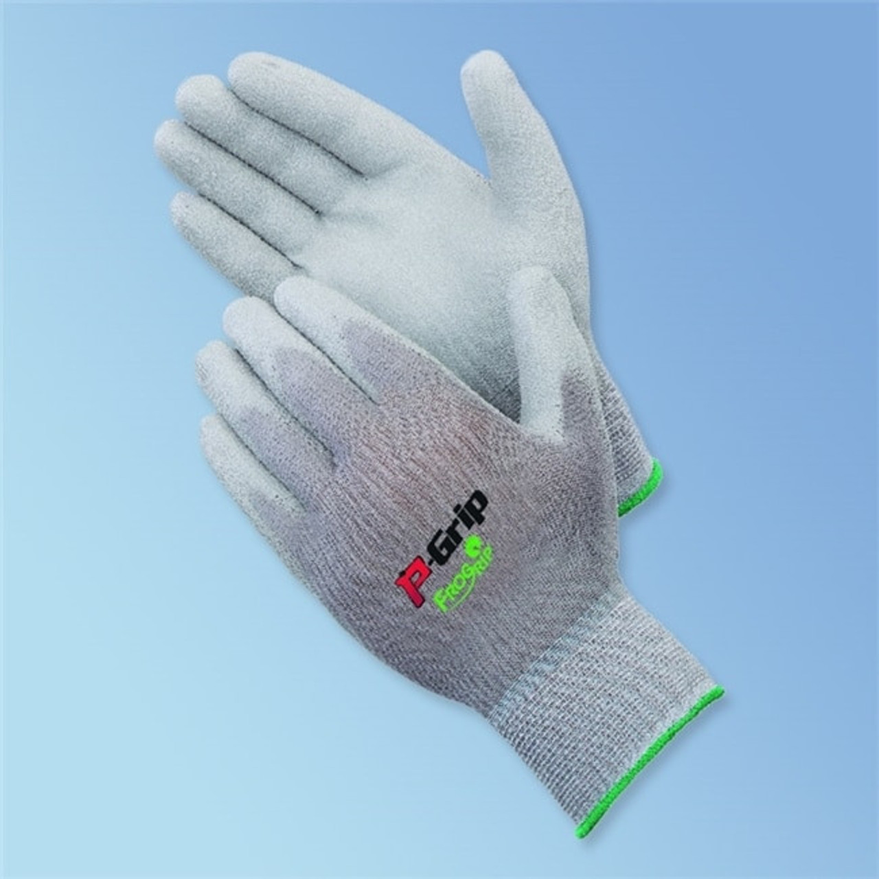 Polyurethane Palm Coated Gloves - 12 Pairs
