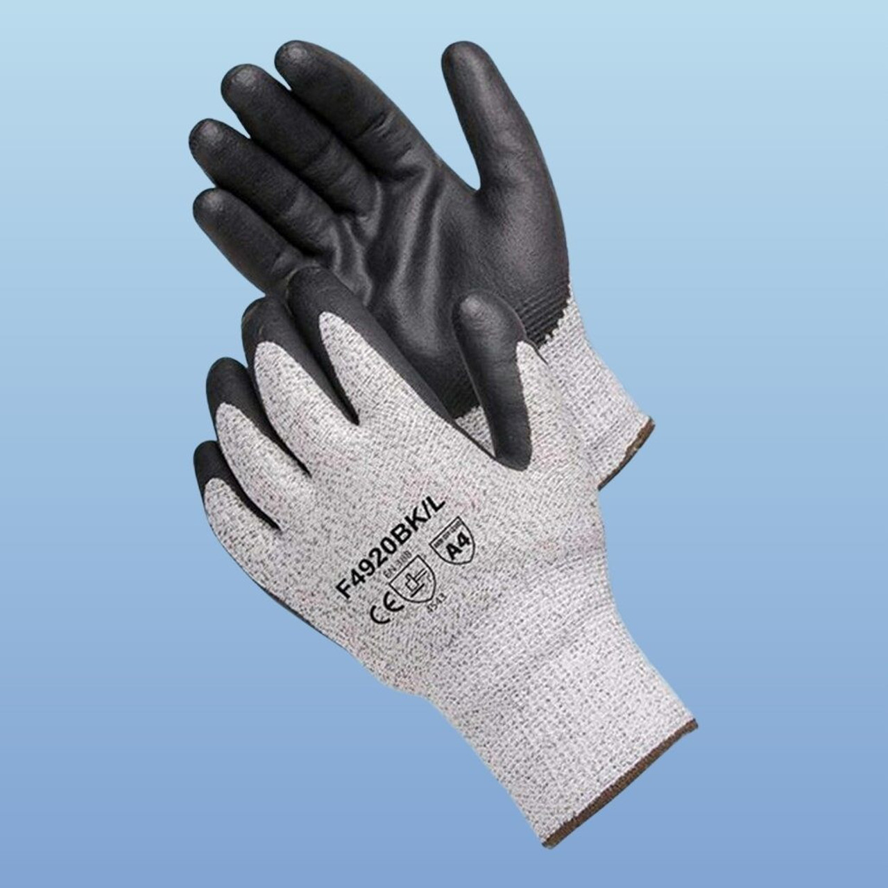 Cut Resistant Gloves/Hppe Cut 5 Level Liner Nitrile Sandy Coated
