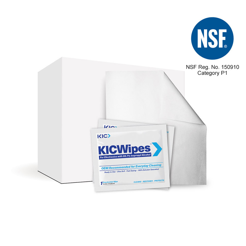 Feuilles De Nettoyage Pour Imprimante KICTeam - Lot De 5 - Solution IPA 50% - Pour Imprimantes, Photocopieurs, Fax