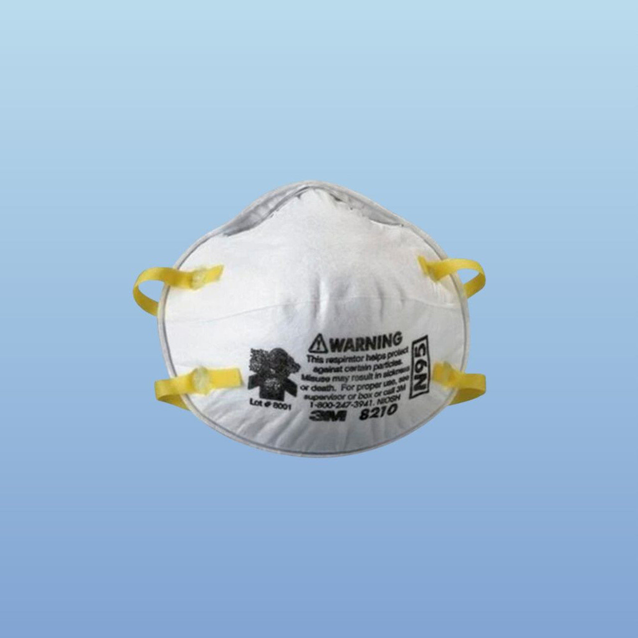 Misbruge Behandle Barmhjertige 3M 8210 N95 Disposable Respirator - Harmony Lab & Safety Supplies