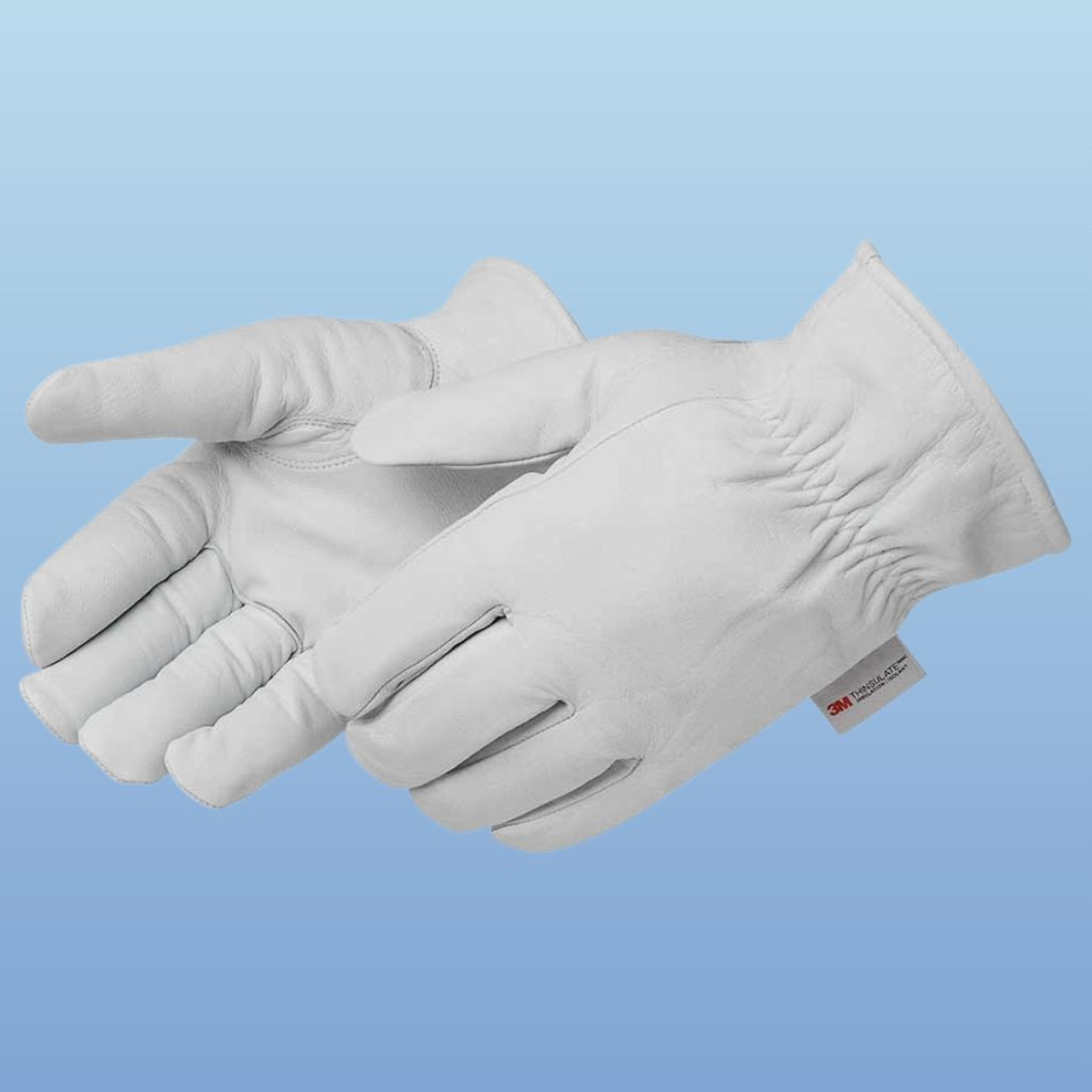 Insulated Goatskin Leather Gloves with 3M