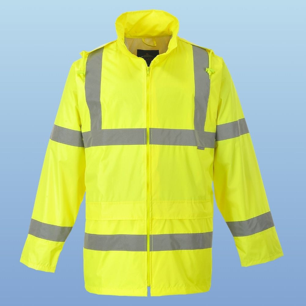 Portwest UH440 Class 3 Hi-Vis Rain Jacket