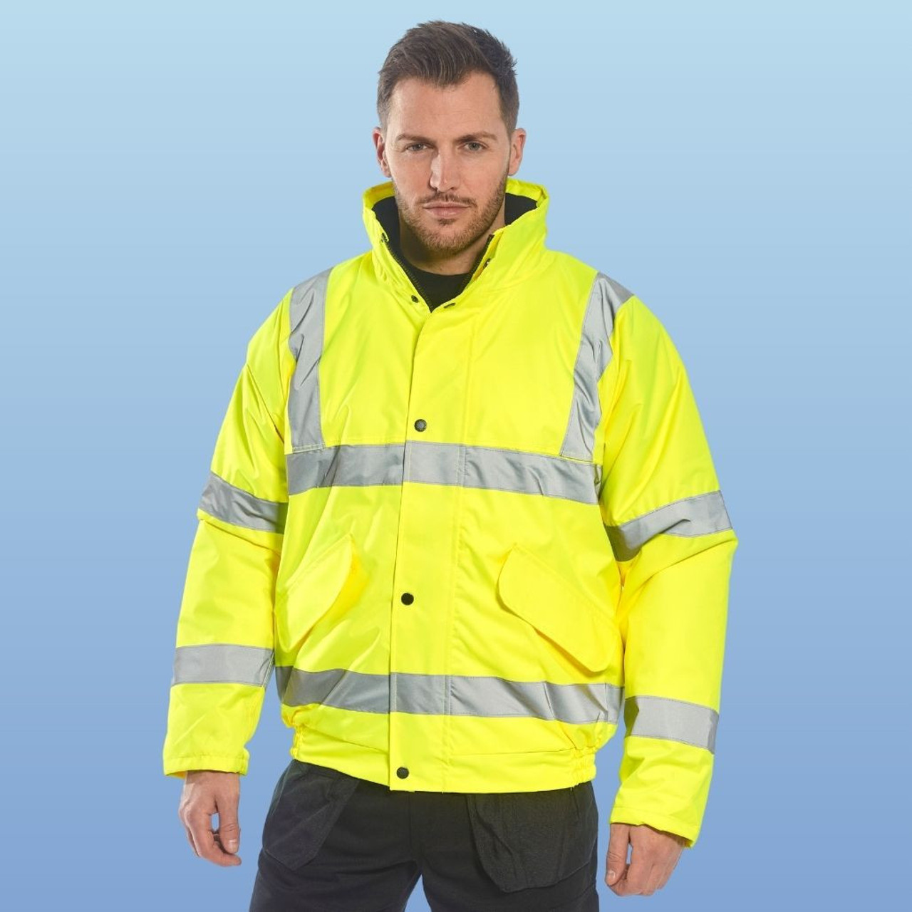 Portwest US463 Class 3 Hi-Vis Bomber Jacket