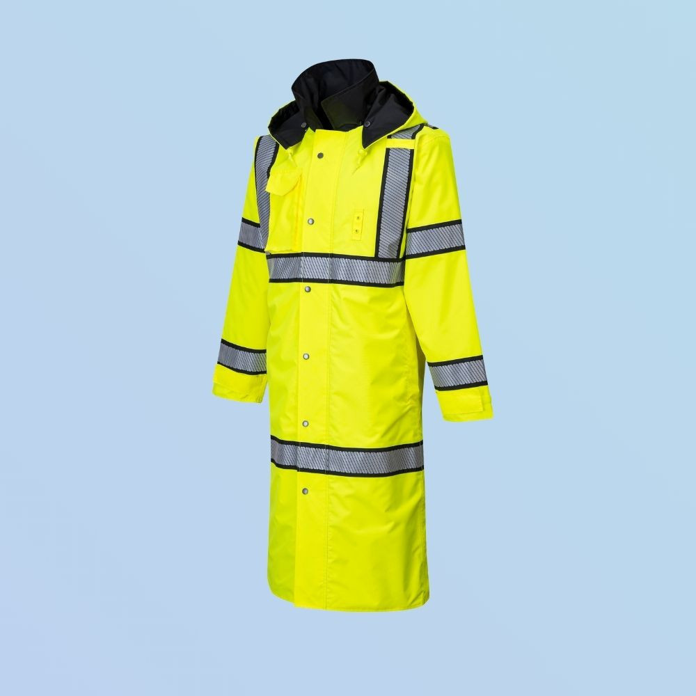 Portwest Class 3 Reversible HiVis Rain Coat