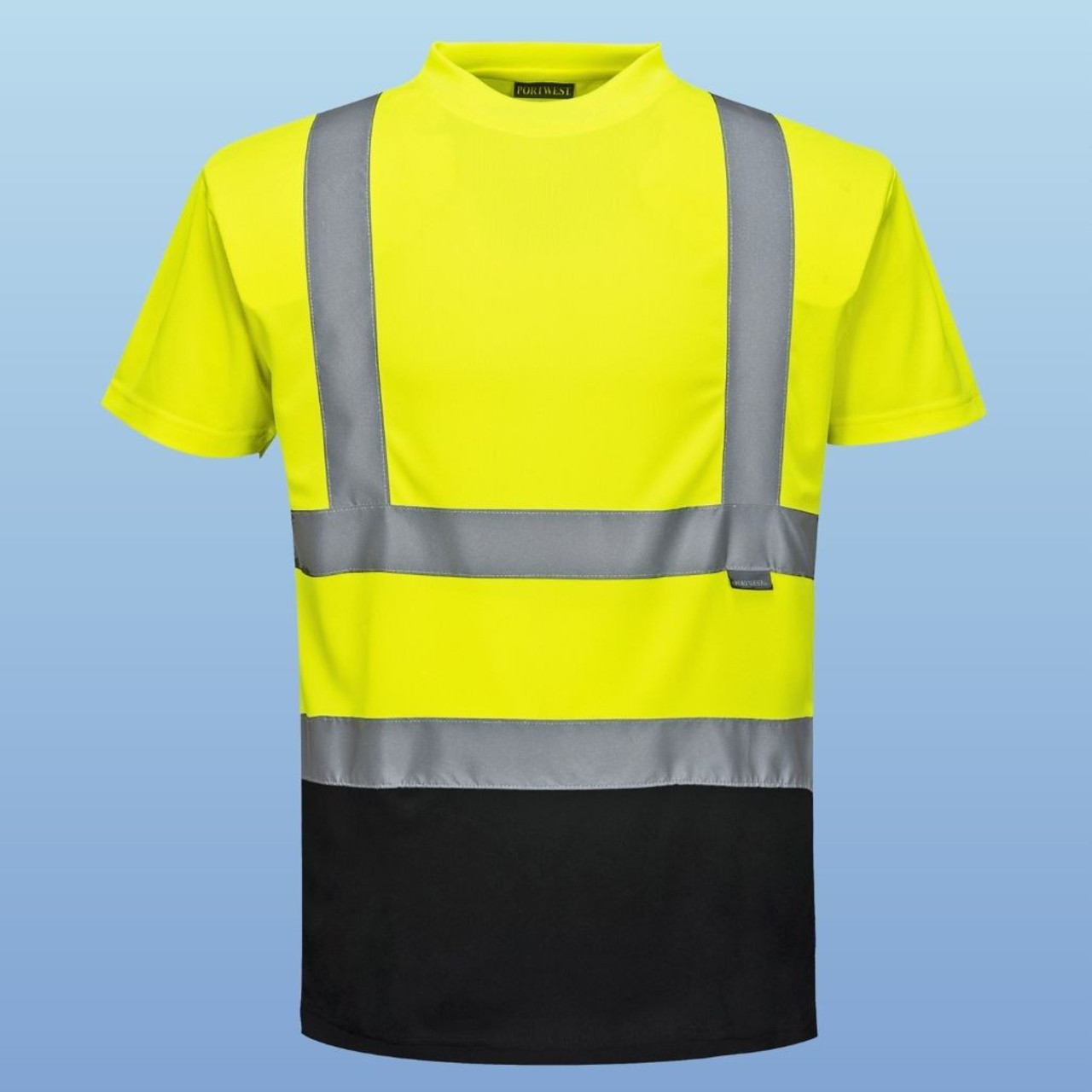 Wroom Dri Fit Jersey - Grey Hi Viz Yellow