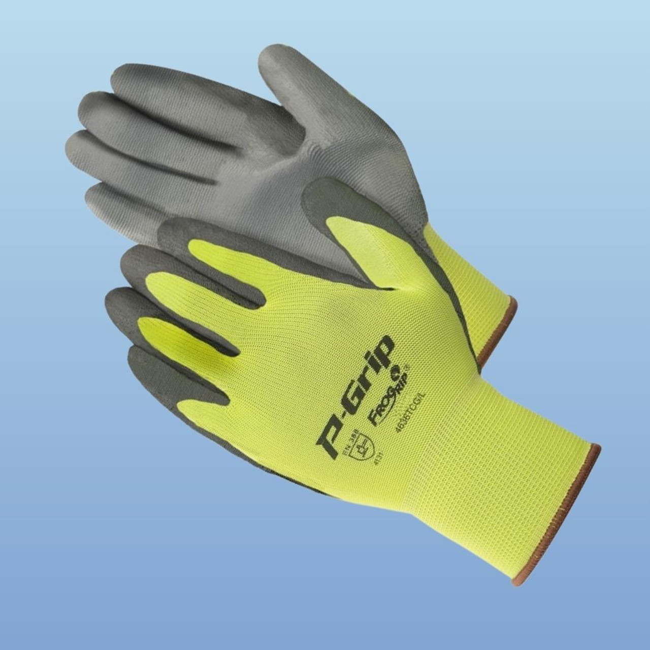 P-Grip Black Nylon/Polyurethane General Purpose Work Gloves with