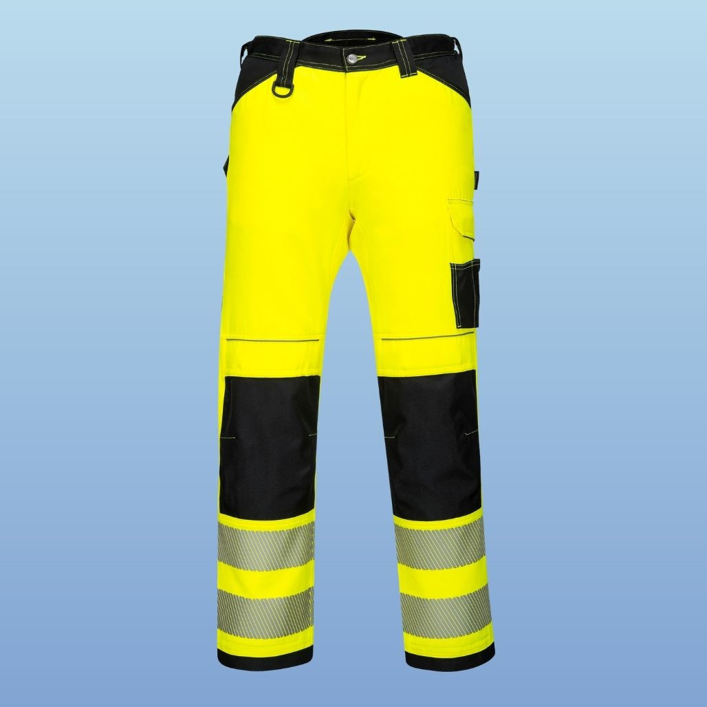 Portwest PW340 HiVis Work Pants Workwear