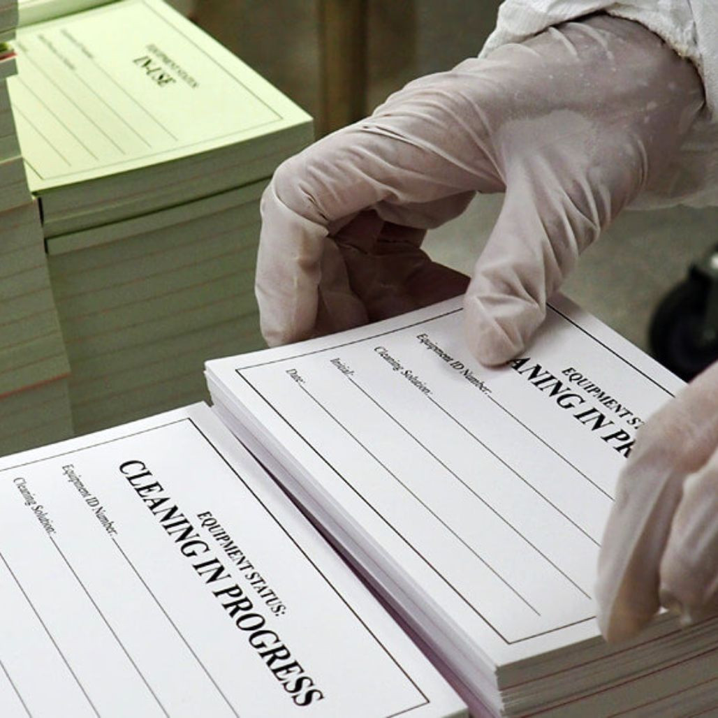 Custom Cleanroom Signs, Documentation, Forms, and More
