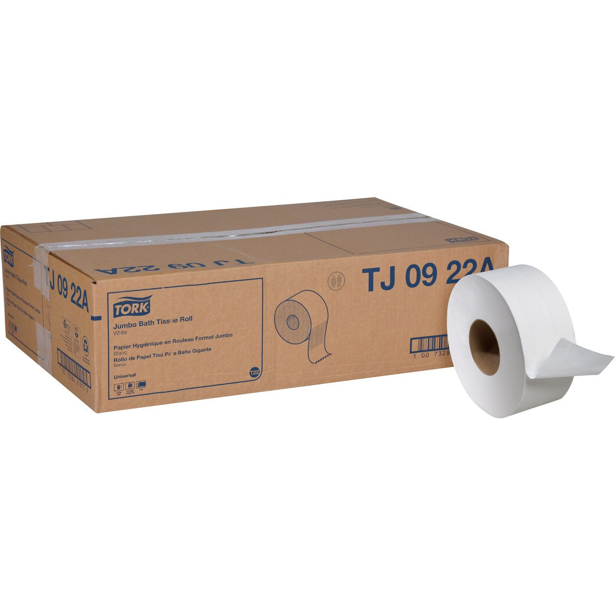 Tork TJ0922A Jumbo 2 Ply Toilet Tissue - 3.5