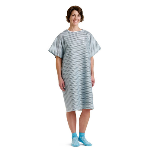 Medline Patient Gown with Straight Back