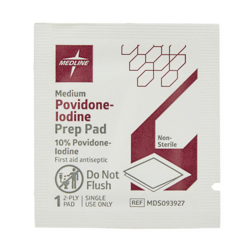 Medline Povidone-Iodine PVP Prep Pads
