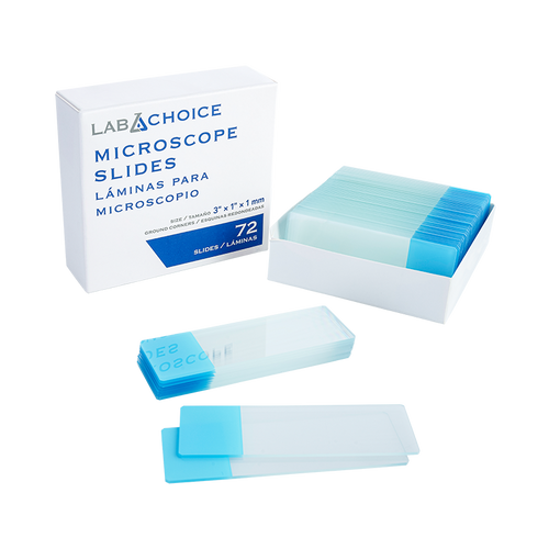 Dynarex Microscope Slides, 3" x 1" x 1mm, 7 Color Options, 1440/case