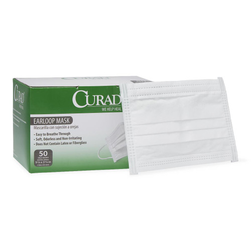 Medline CURAD Extra-Small Face Mask with Ear Loops (CUR380)