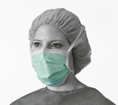 Medline Anti-Fog Surgical Face Masks with Ties (NON27379A)