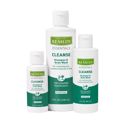 Medline Remedy Essentials Shampoo and Body Wash