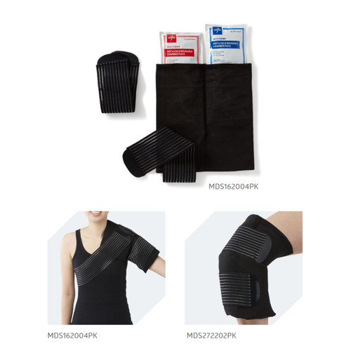 Medline Accu-Therm Reusable Hot & Cold Gel Packs Wrap Kit, 3 Options