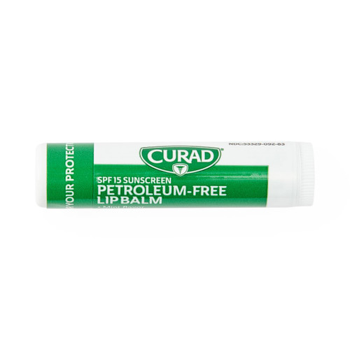 CURAD Petroleum-Free Lip Balm, SPF 15, 600/case