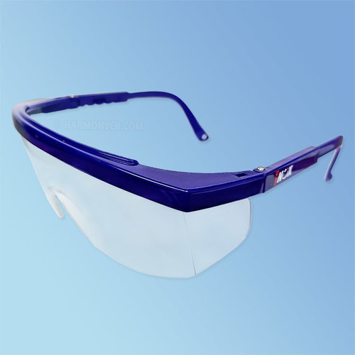 INOX 1711C iNOX Guardian Safety Glasses, Clear Lens, Blue Frame