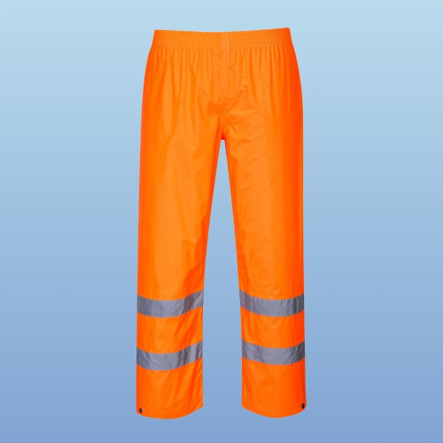 Portwest H441 Class E Rain Pants, Orange, ea