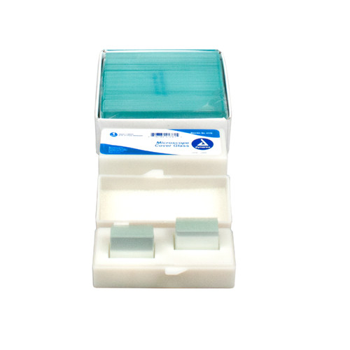 Dynarex Microscope Slide Cover Glass, 22 mm x 2mm, 0.12-0.17mm, 50/case