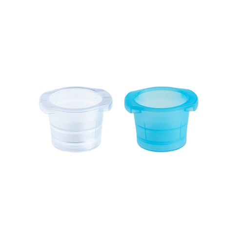 Dynarex Universal Plug Caps, Transparent or Blue, for 10/112/13/16 mm Test Tubes, 10000/case