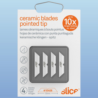 Slice 10408 Pointed Tip Ceramic Cutter Blades