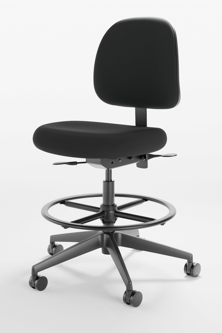 Cramer Fusion Lab Chair, Cleanroom ISO Class 5, Desk-to-Counter Height
