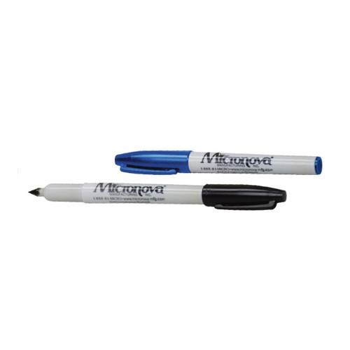 Micronova LabMarker Sterile Cleanroom Marker, Gamma Irradiated, IPA-Resistant Ink, Fine Point, 10/case
