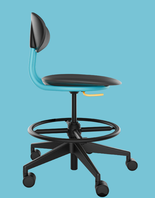 Cramer Loop Cleanroom Lab Chair, ISO Class 3, 3 Height Options