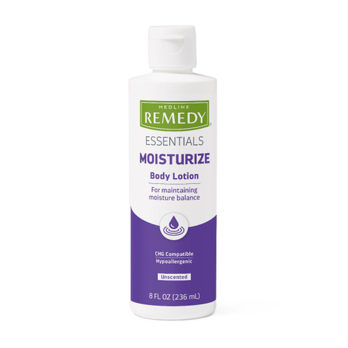 Medline Remedy Essentials Unscented Body Lotion